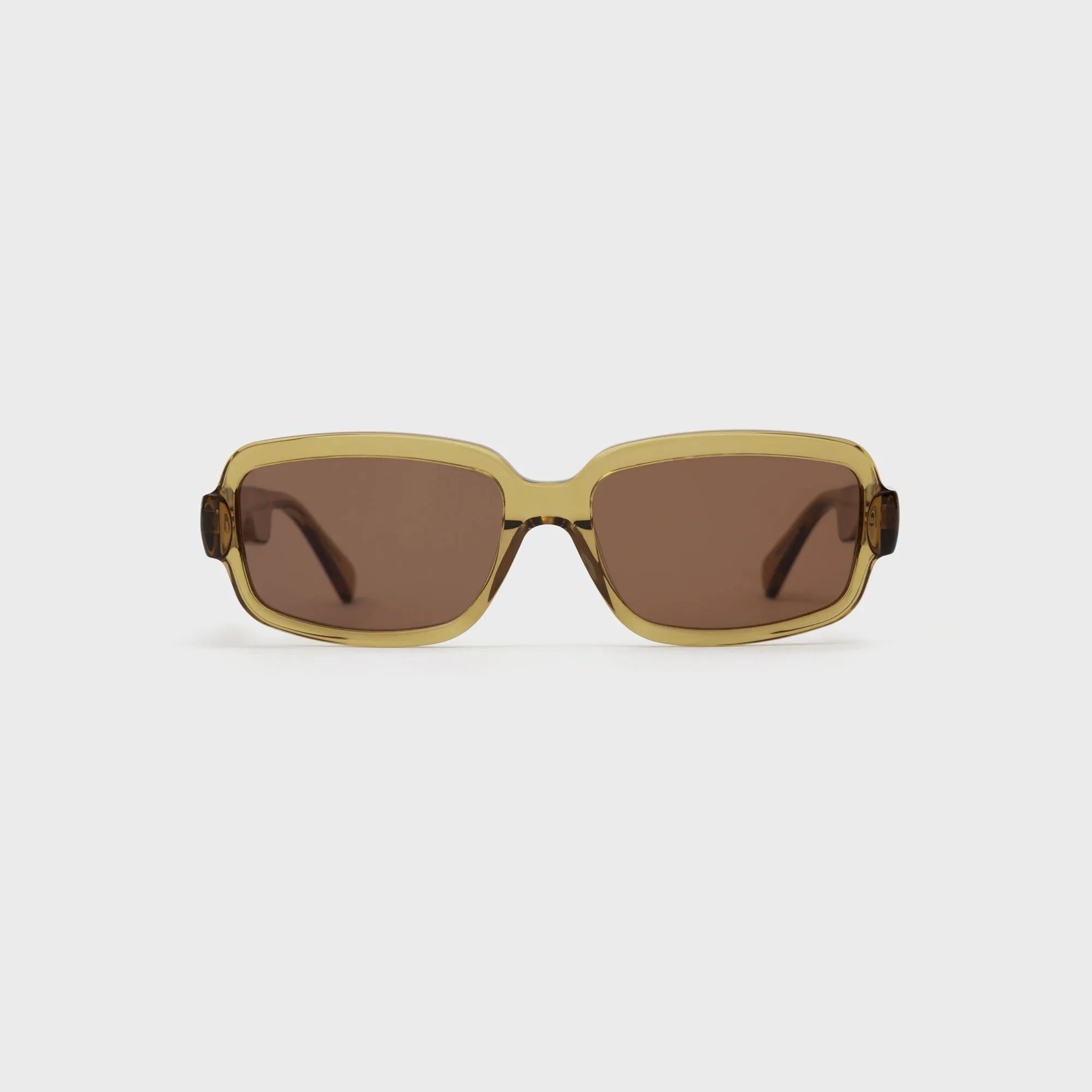 DMY Studios Sylvia Sunglasses - Transparent Gold sold by Kith
