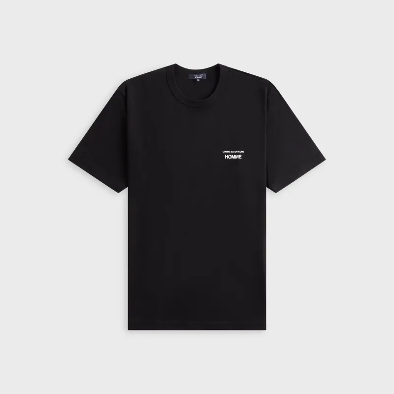 CDG Homme Tee - Black made by Kith