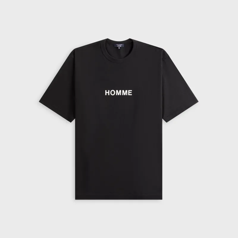 CDG Homme Tee - Black made by Kith