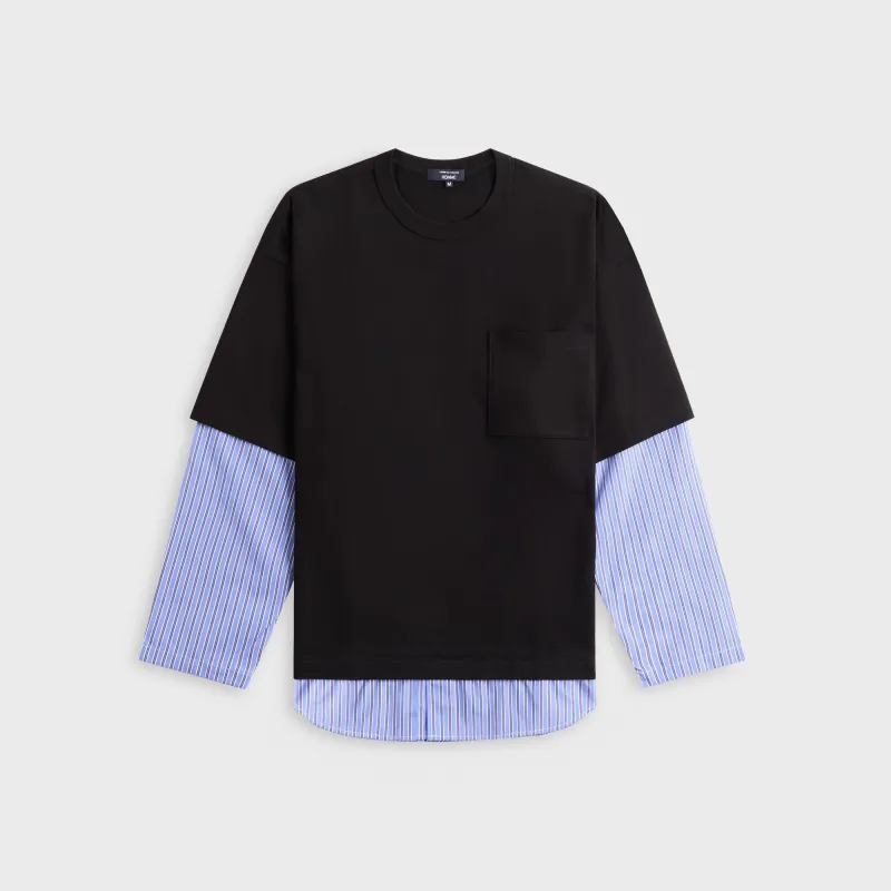 CDG Homme Layered Tee - Black made by Kith