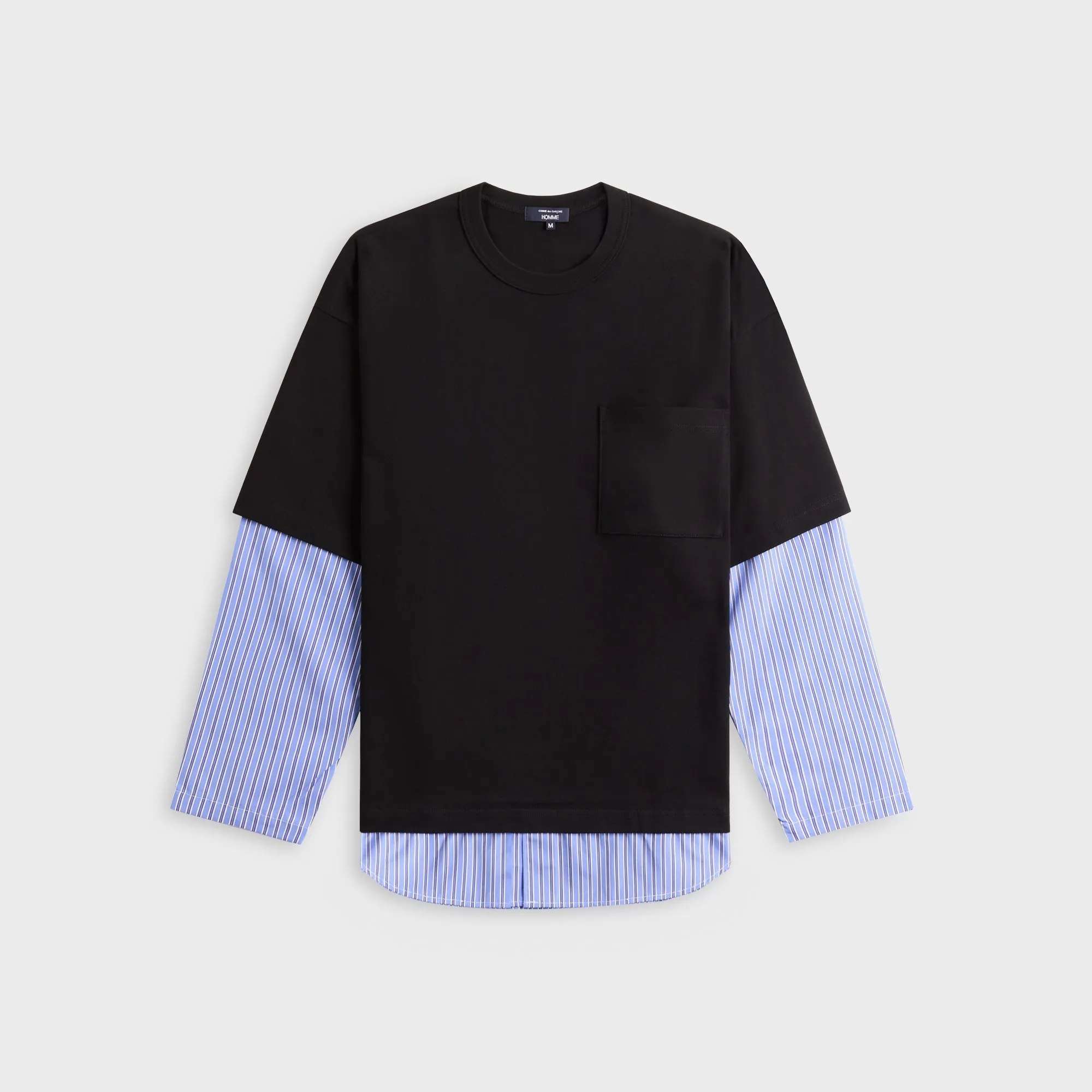 CDG Homme Layered Tee - Black sold by Kith