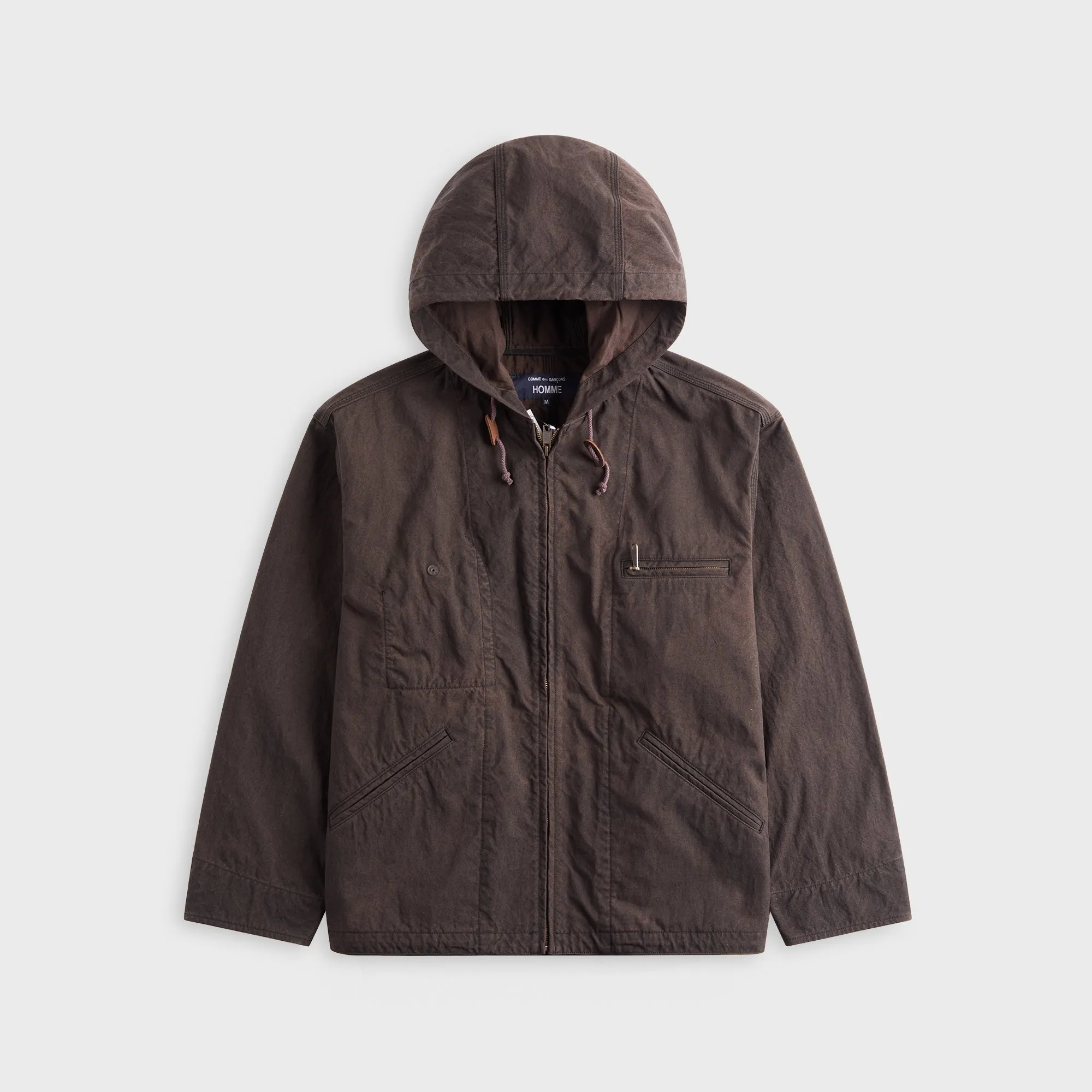 CDG Homme Hooded Jacket - Brown sold by Kith