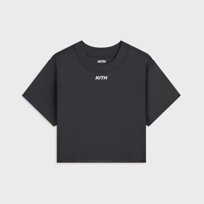 Kith Women Active Misha Crop Tee - Black - PH sold by Kith