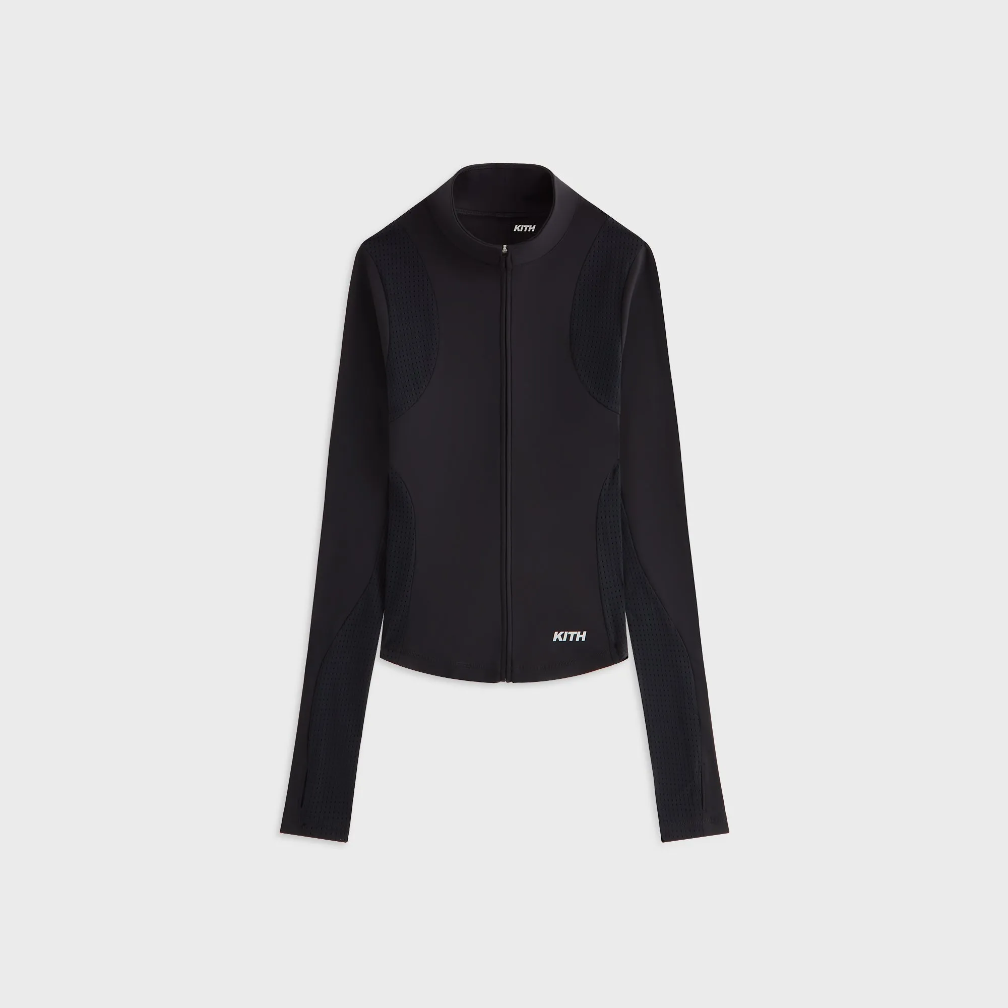 Kith Women Alida II Paneled Zip Top - Black - PH sold by Kith