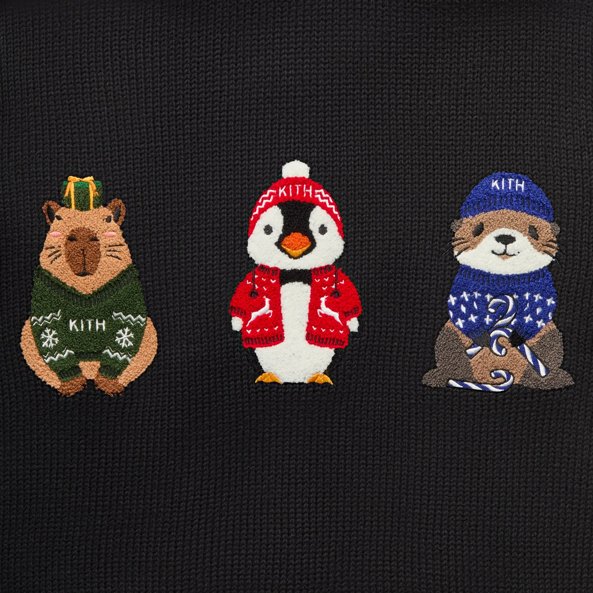 Kithmas Animals Wyona Quarter Zip - Black sold by Kith product image thumbnail 5