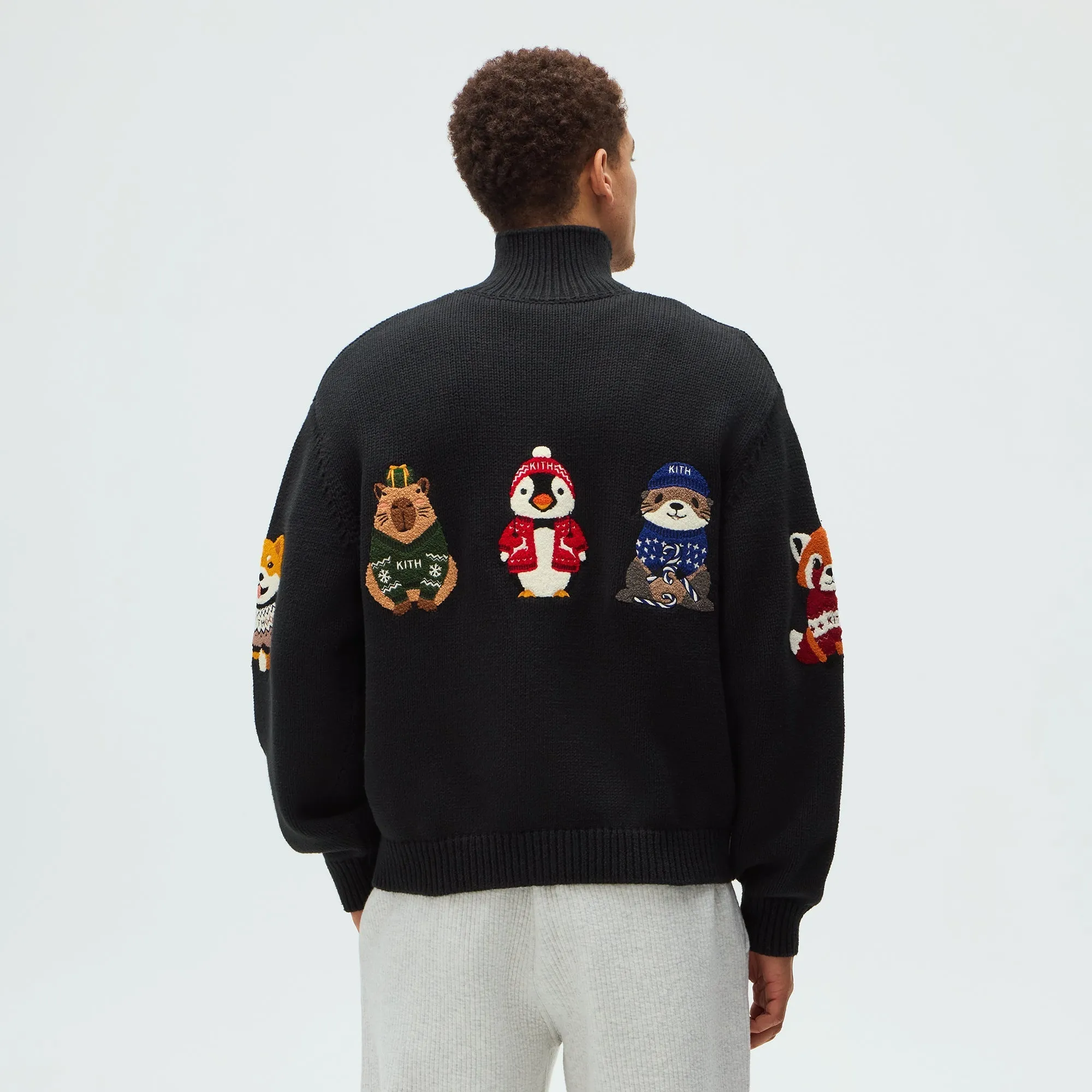 Kithmas Animals Wyona Quarter Zip - Black sold by Kith product image thumbnail 2