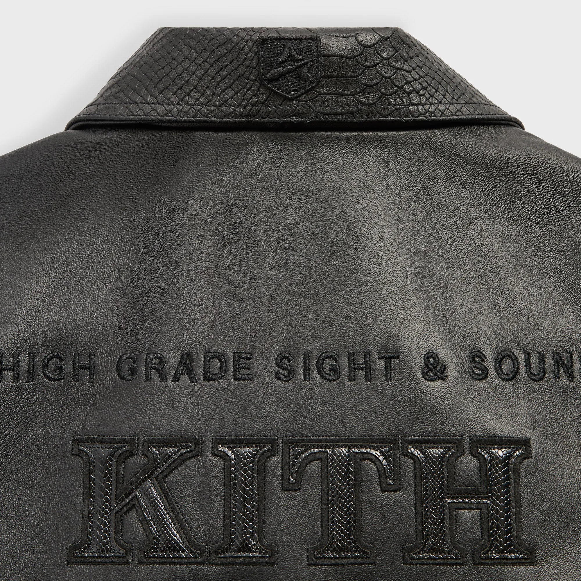Kith Records for AVIREX Legend Bomber Jacket - Black sold by Kith product image thumbnail 5