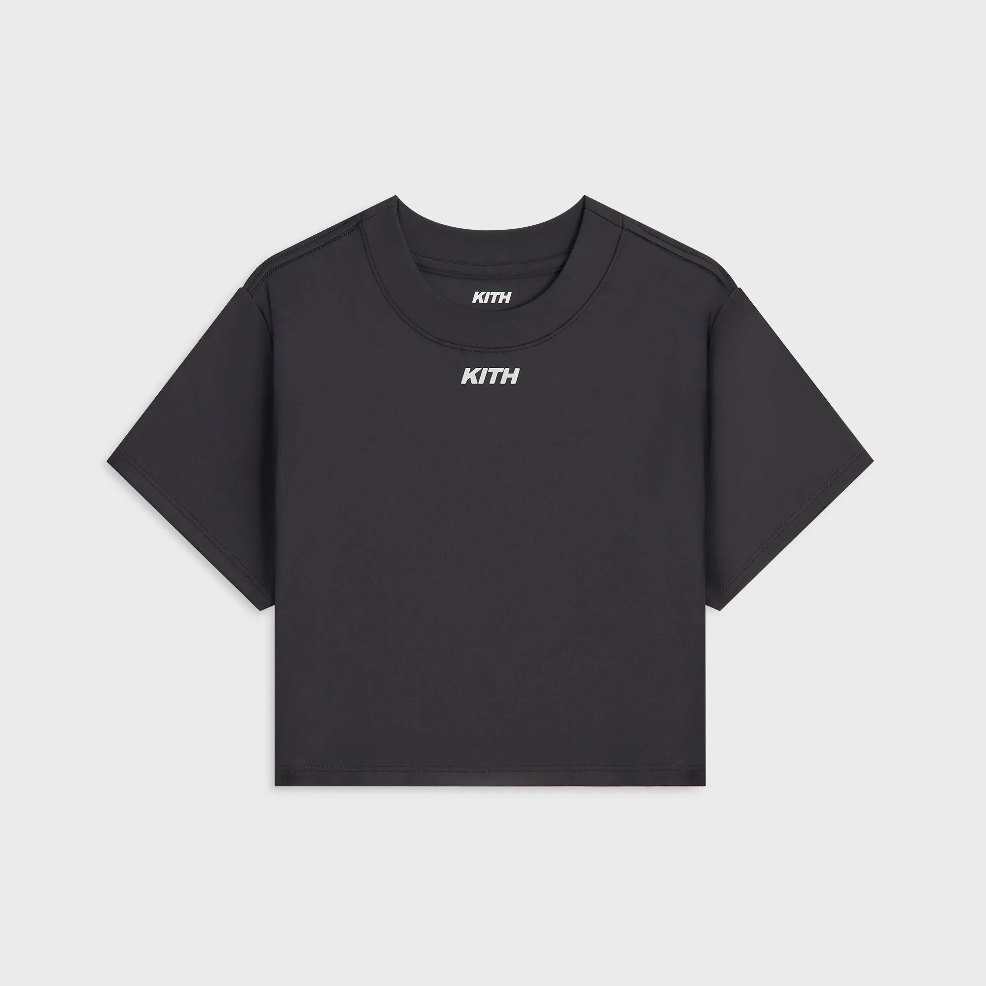 Kith Women Active Misha Crop Tee - Black sold by Kith