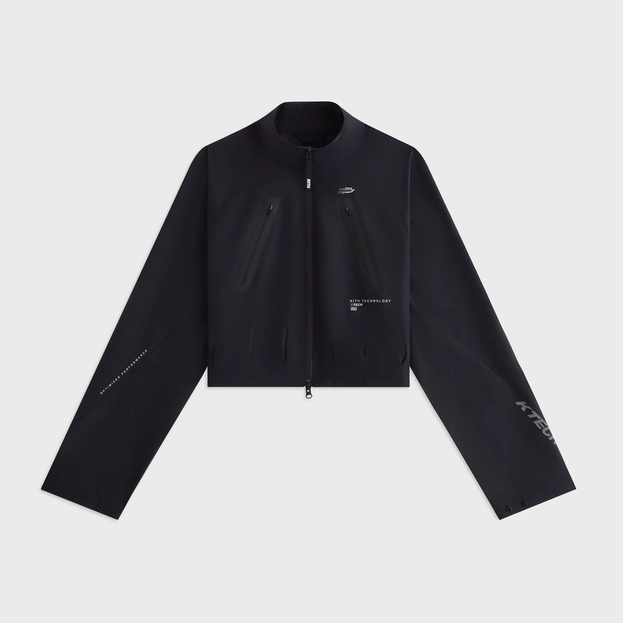 Kith Women Binx Bolero Track Jacket - Black sold by Kith
