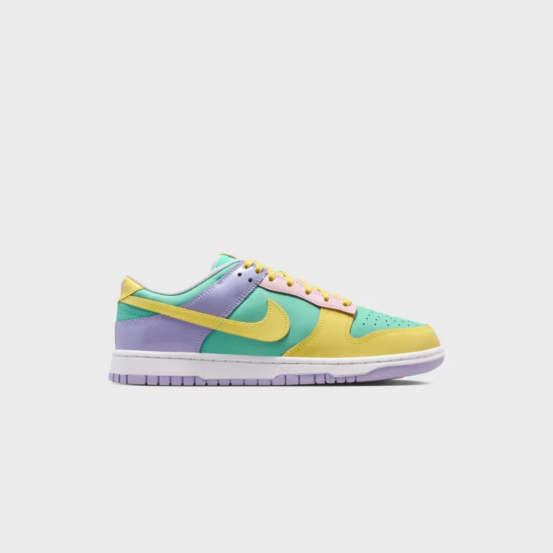 Nike Dunk Low - Emerald Rise / Yellow Pulse / Hydrangeas / White / Pink Foam made by Nike
