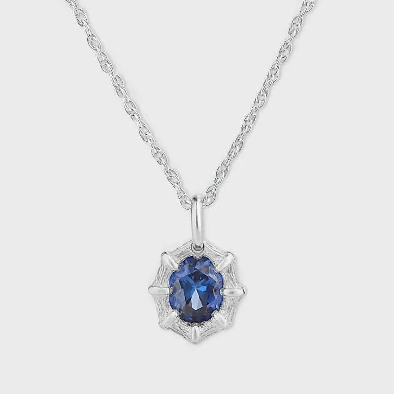 Bleue Burnham Mini Bamboo Pendant - Blue made by Bleue Burnham