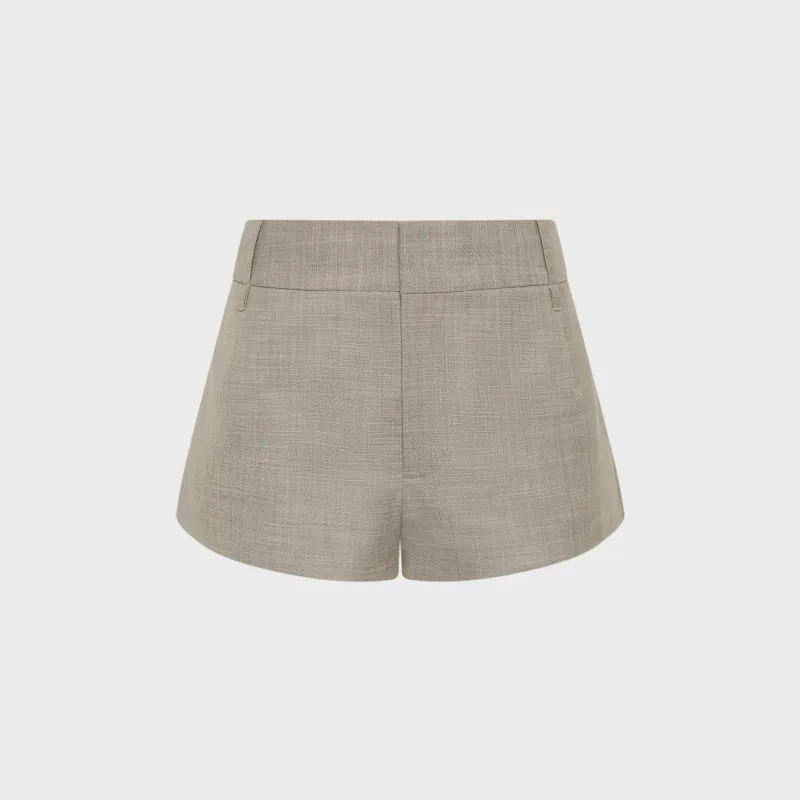 SIR Solene Mini Short - Grey Marle sold by Kith