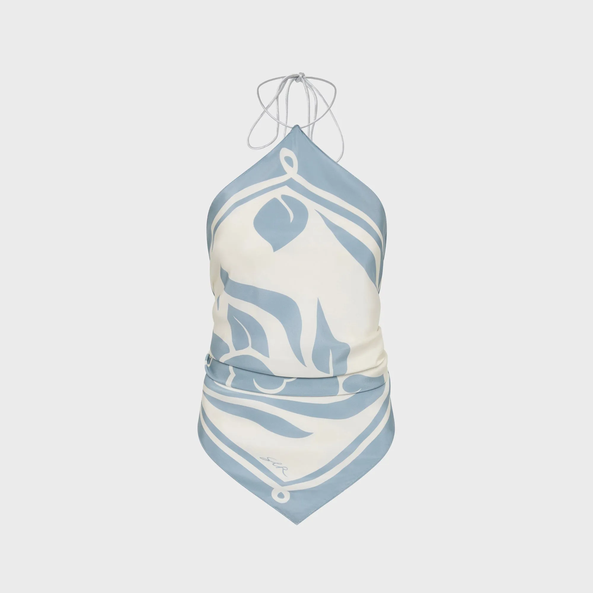 SIR Lilou Scarf Top - Liora Blue sold by Kith