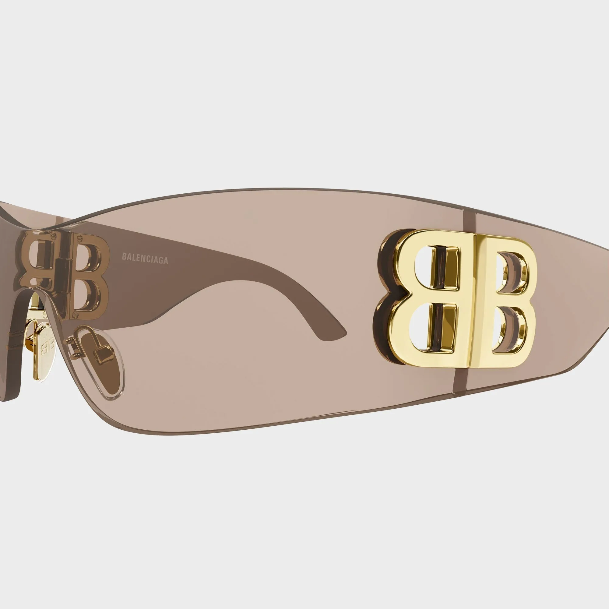 Balenciaga Nylon Sunglasses - Brown sold by Kith product image thumbnail 3