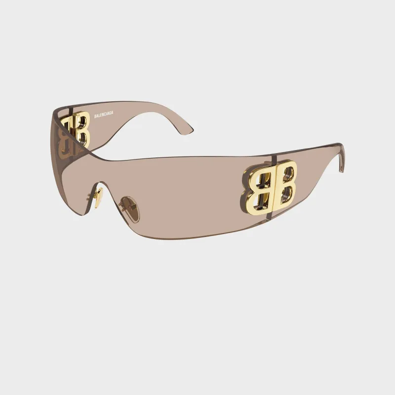 Balenciaga Nylon Sunglasses - Brown made by Balenciaga