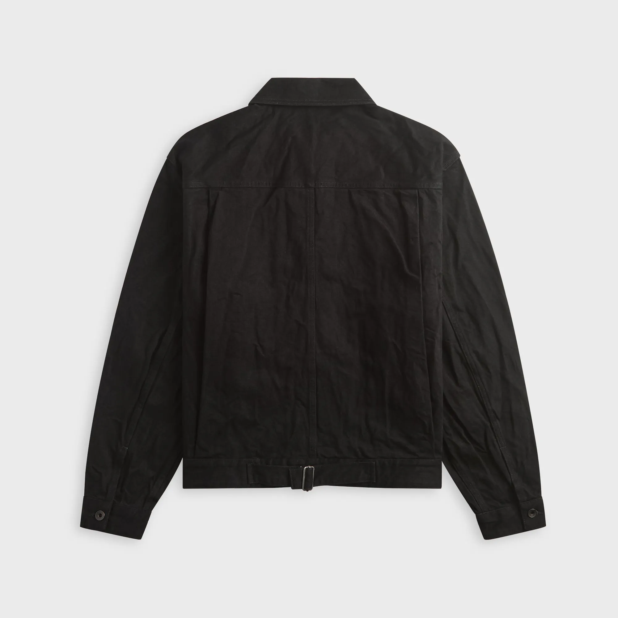 Studio Nicholson Nyle Crinkle Denim Jacket - Black sold by Kith product image thumbnail 2
