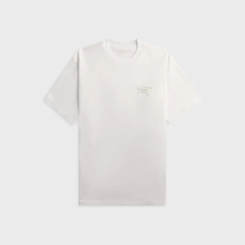 Arc'teryx Kragg SL Short Sleeve Cotton Tee - White Light sold by Kith