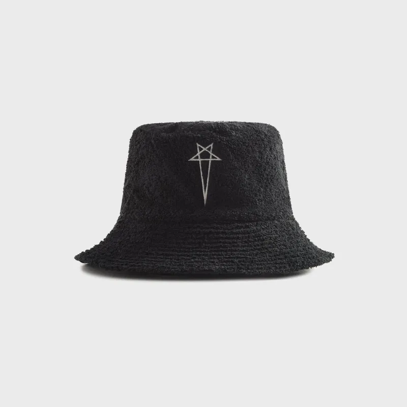 Rick Owens Beach Hat - Black / Pearl made by Rick Owens