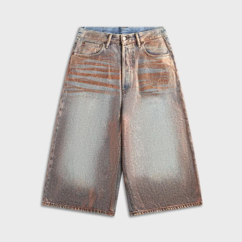 Acne Studios Denim Short - Rose Copper / Light Blue sold by Kith