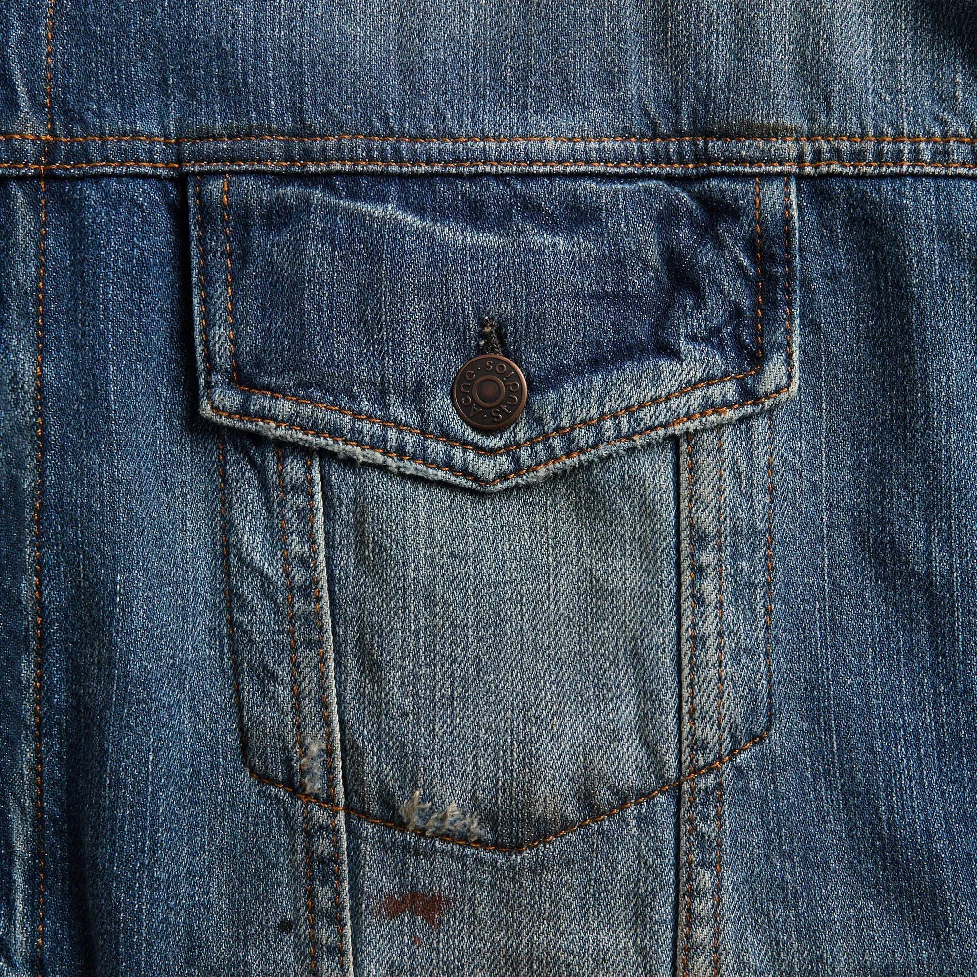 Acne Studios Denim Jacket - Mid Blue sold by Kith product image thumbnail 3