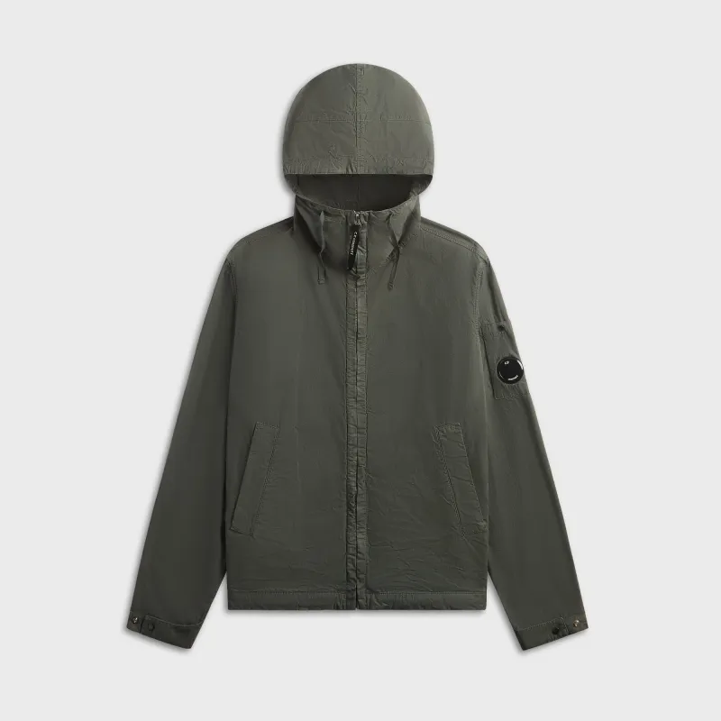 C.P. Company Micro-Reps Hooded Lens Jacket - Gunmetal made by C.P. Company