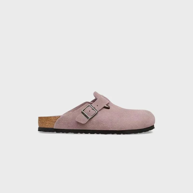 Birkenstock Boston Soft Footbed - Faded Purple made by Birkenstock