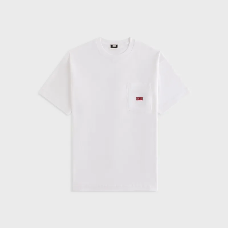 Kith Treats Finish Line Pocket Tee - White made by Kith