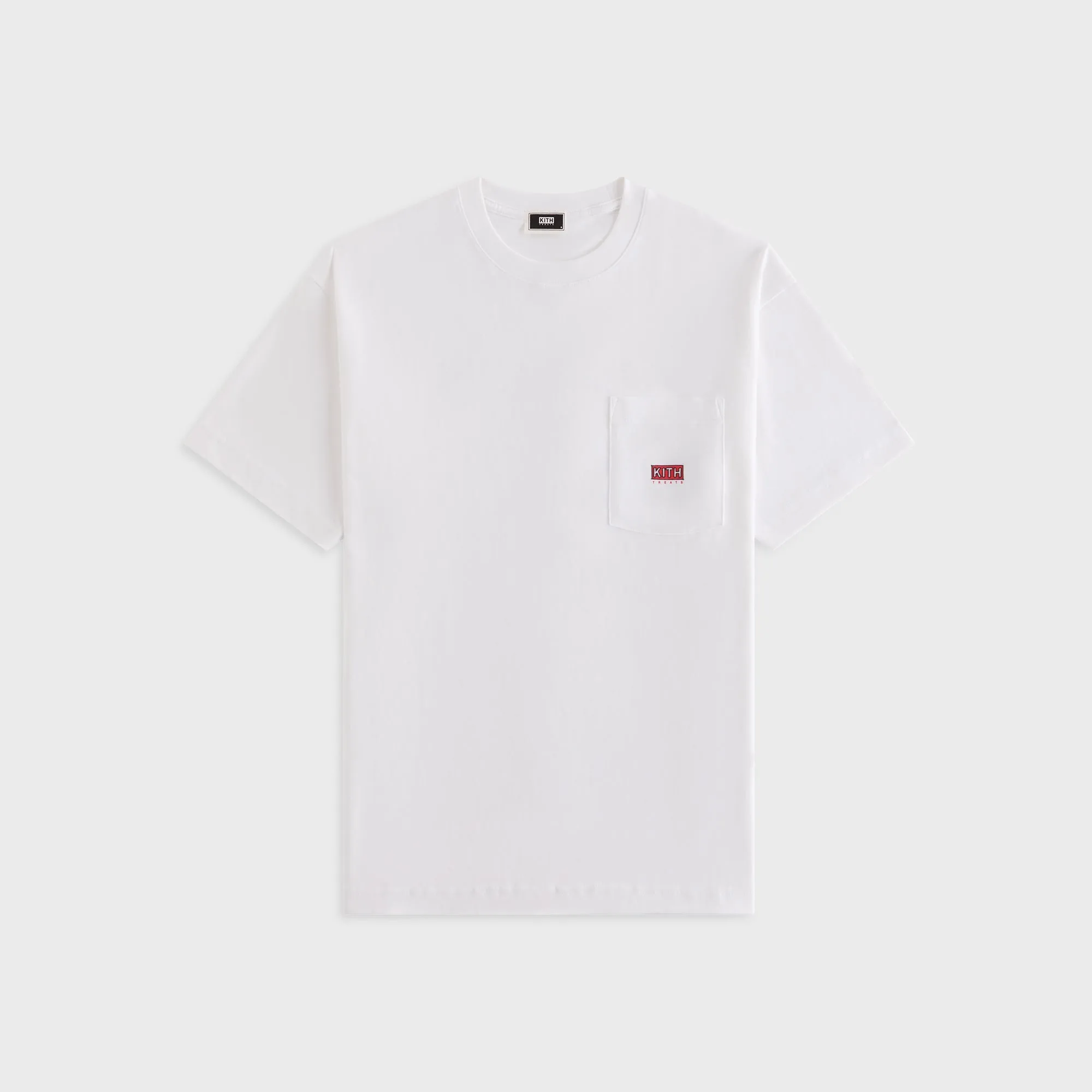 Kith Treats Finish Line Pocket Tee - White sold by Kith