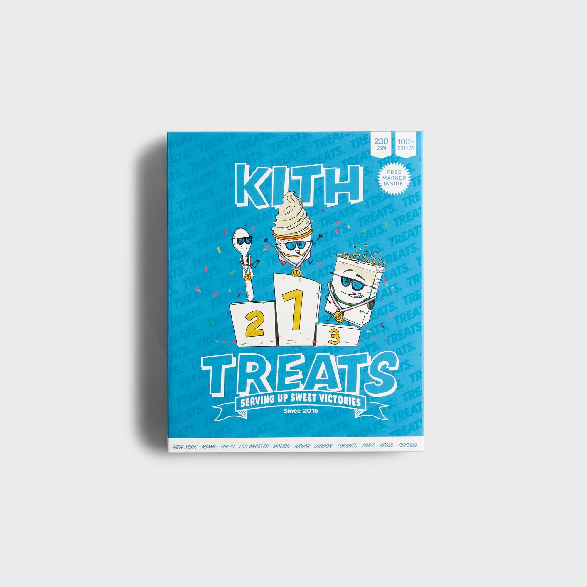 Kith Treats Finish Line Pocket Tee - White sold by Kith product image thumbnail 5