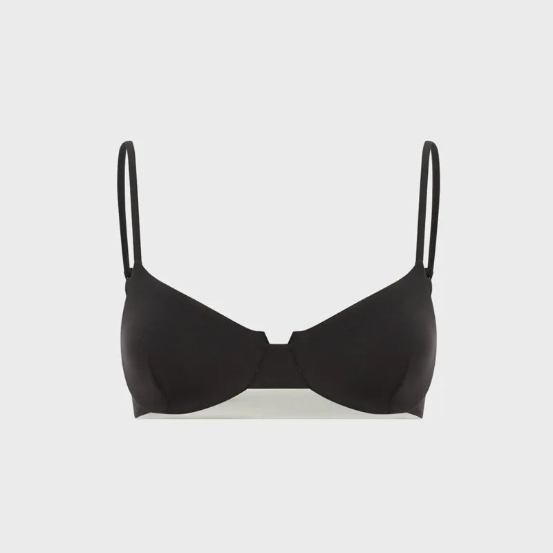 Bond Eye Reversible Martti Balconette Top - Black / Coconut made by Bond-Eye