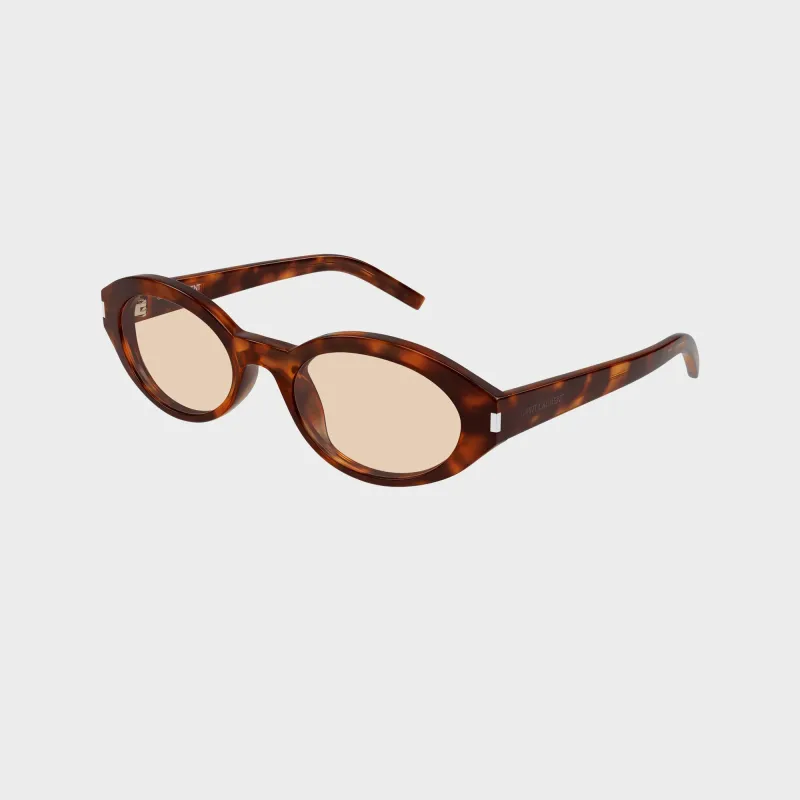 Saint Laurent Recycled Acetate Sunglasses - Havana / Brown made by Yves Saint Laurent