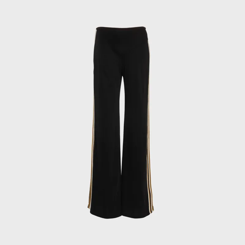 Christopher Esber Verner Multi Bind Rib Track Pant - Black made by Christopher Esber