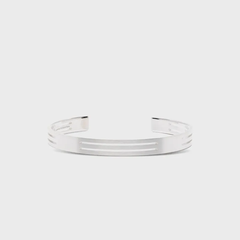 Le Gramme Grammes Punched Bracelet - Silver made by Le Gramme