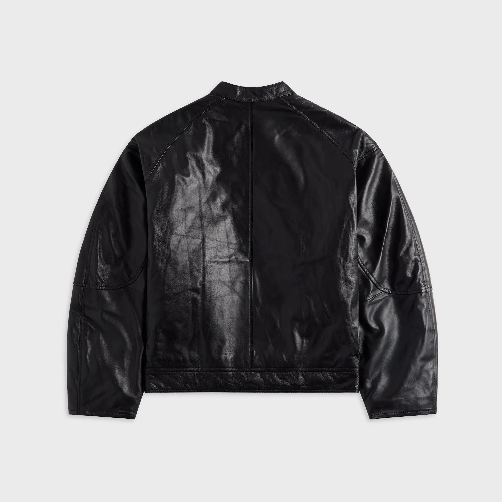 EB Denim Domenico Leather Bomber Jacket - Black sold by Kith product image thumbnail 2