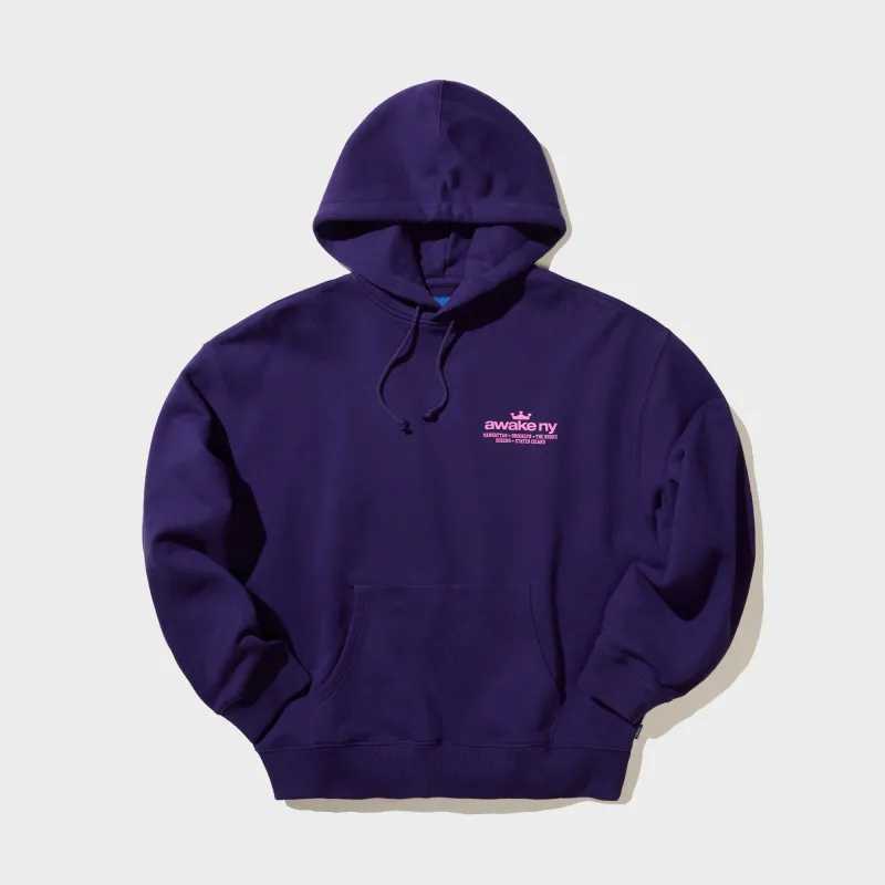 Awake NY Good Everywhere Pullover Hoodie - Purple made by Awake