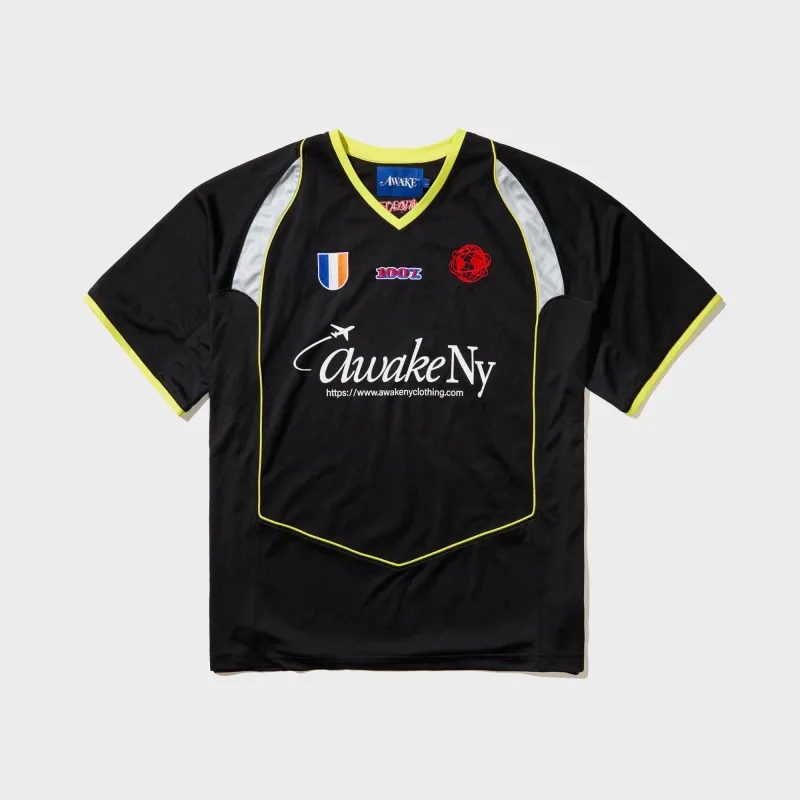 Awake NY Unisphere Warm Up Jersey - Black made by Awake