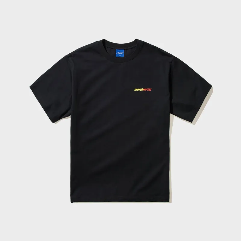 Awake NY Gradient Sport Tee - Black made by Awake