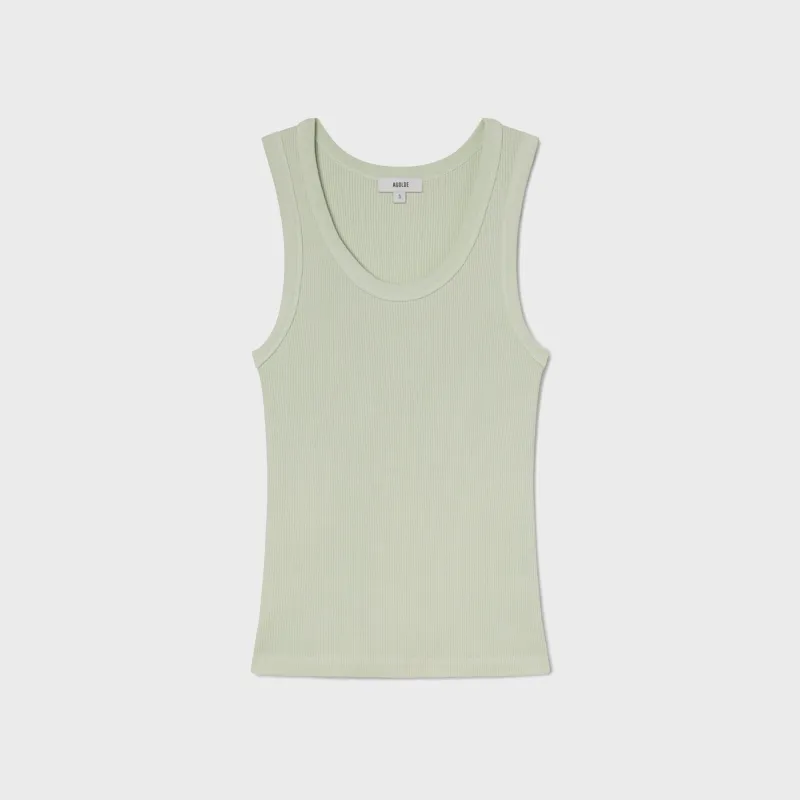 Agolde Poppy Tank - Mint Cream made by Agolde