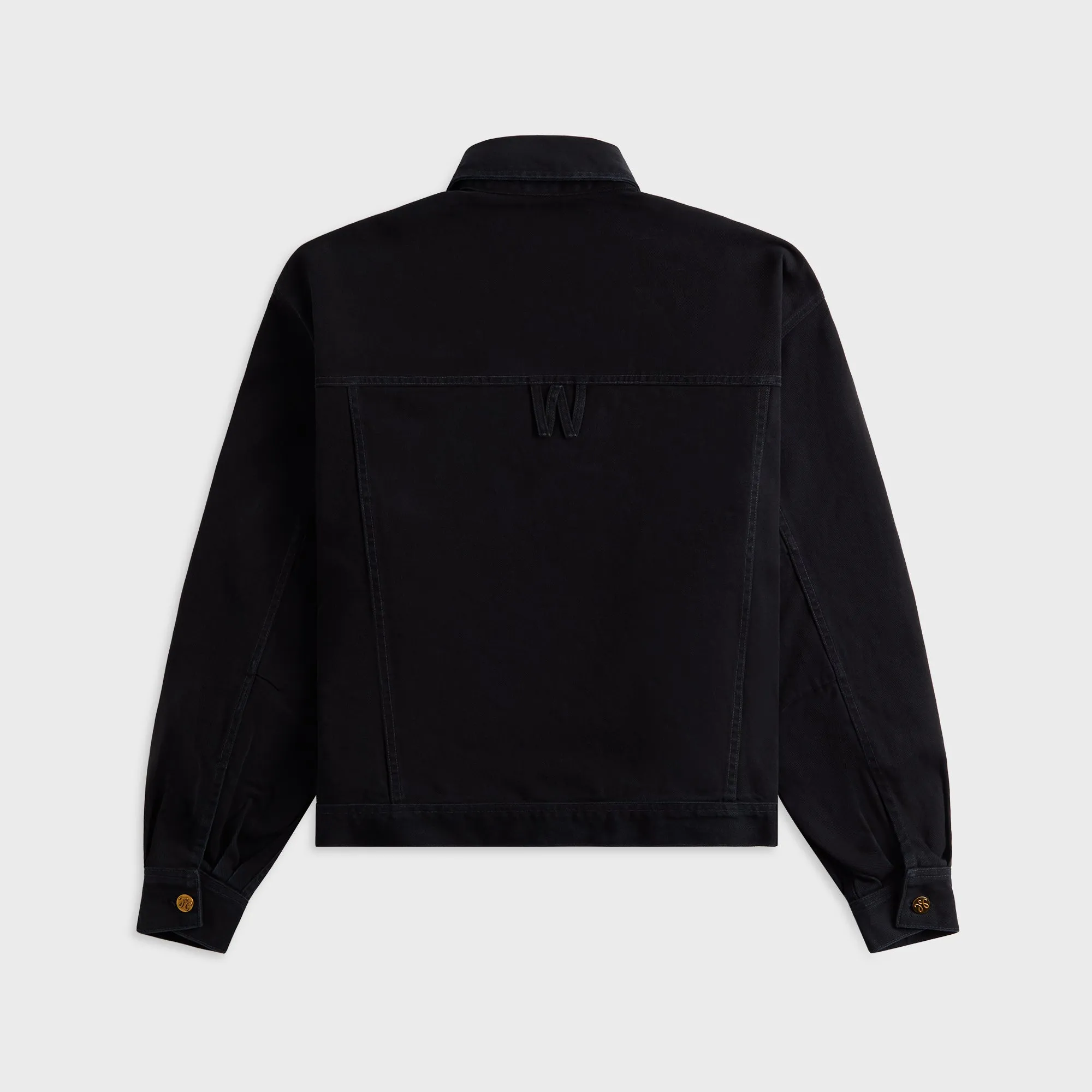 Willy Chavarria Chachi Denim Trucker Jacket - Black sold by Kith product image thumbnail 2