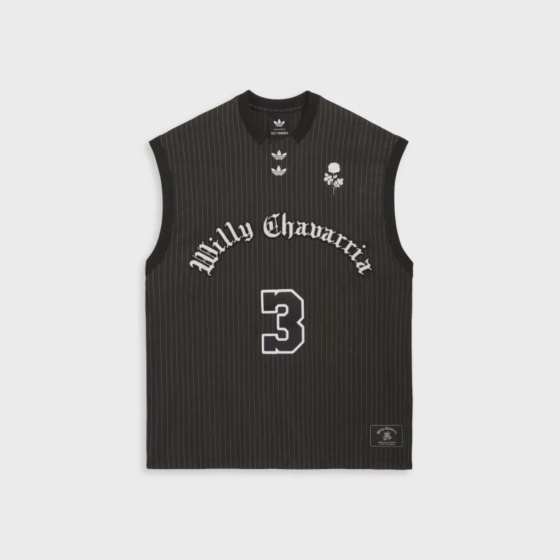 adidas x Willy Chavarria Basketball Jersey - Black made by Adidas