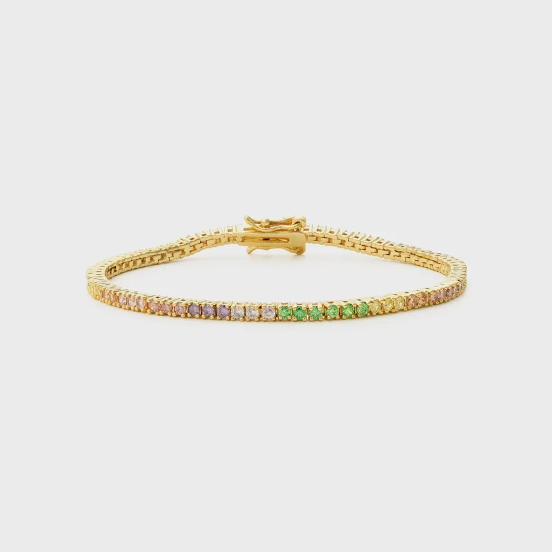 Crystal Haze Mini Serena Bracelet - Pastel Multi made by Crystal Haze