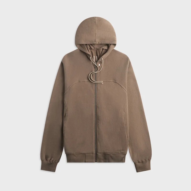Rick Owens Zip-Up Windbreaker - Dust made by Rick Owens
