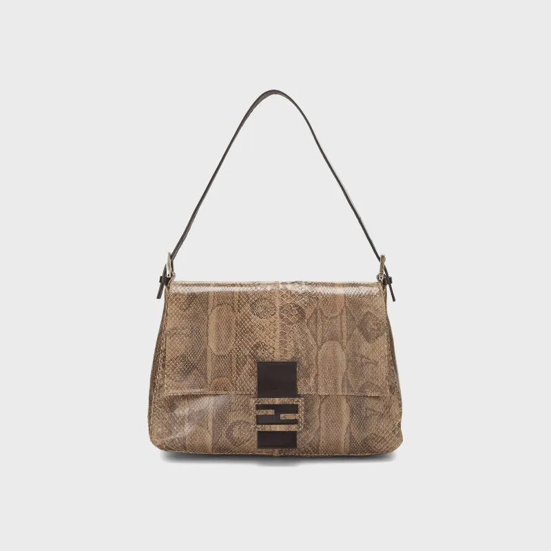 WGACA Fendi Python Mama - Brown made by What Goes Around Comes Around