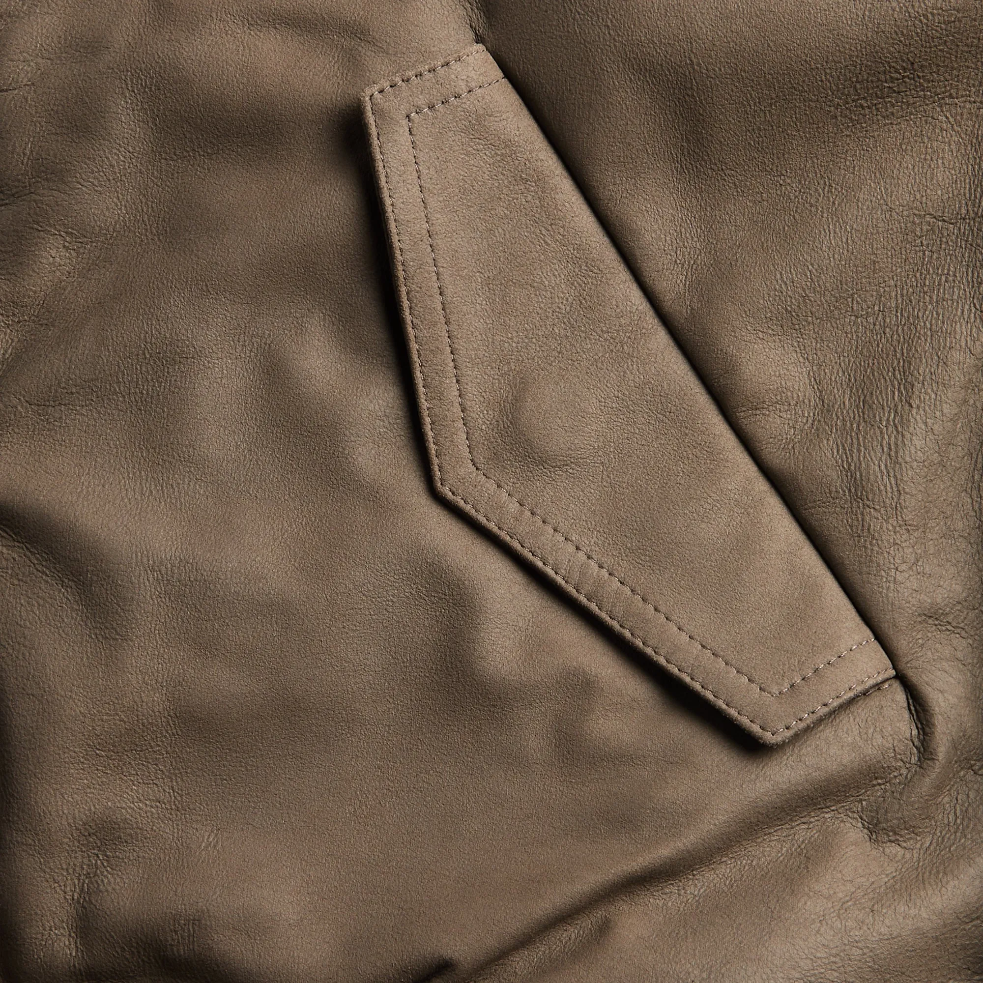 Rick Owens Secchia Flight Bomber Jacket - Dust sold by Kith product image thumbnail 3