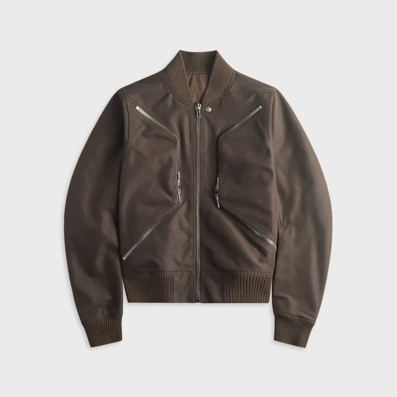 Rick Owens Heizer Flight Bomber Jacket - Dark Dust made by Rick Owens