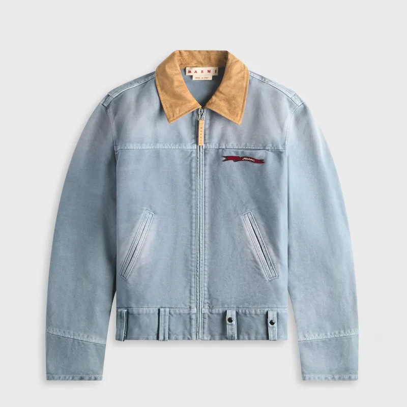 Marni Canvas Jacket - Blue made by Marni