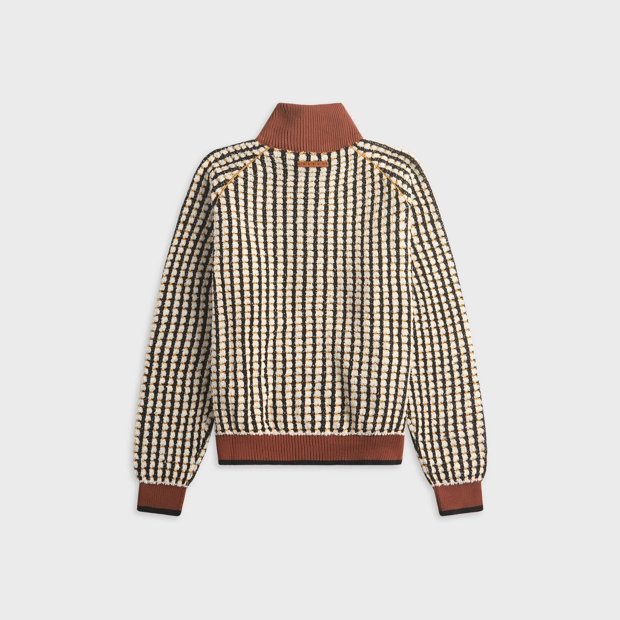 Marni Bouclé Zip-Up Sweater - Lily White sold by Kith product image thumbnail 2