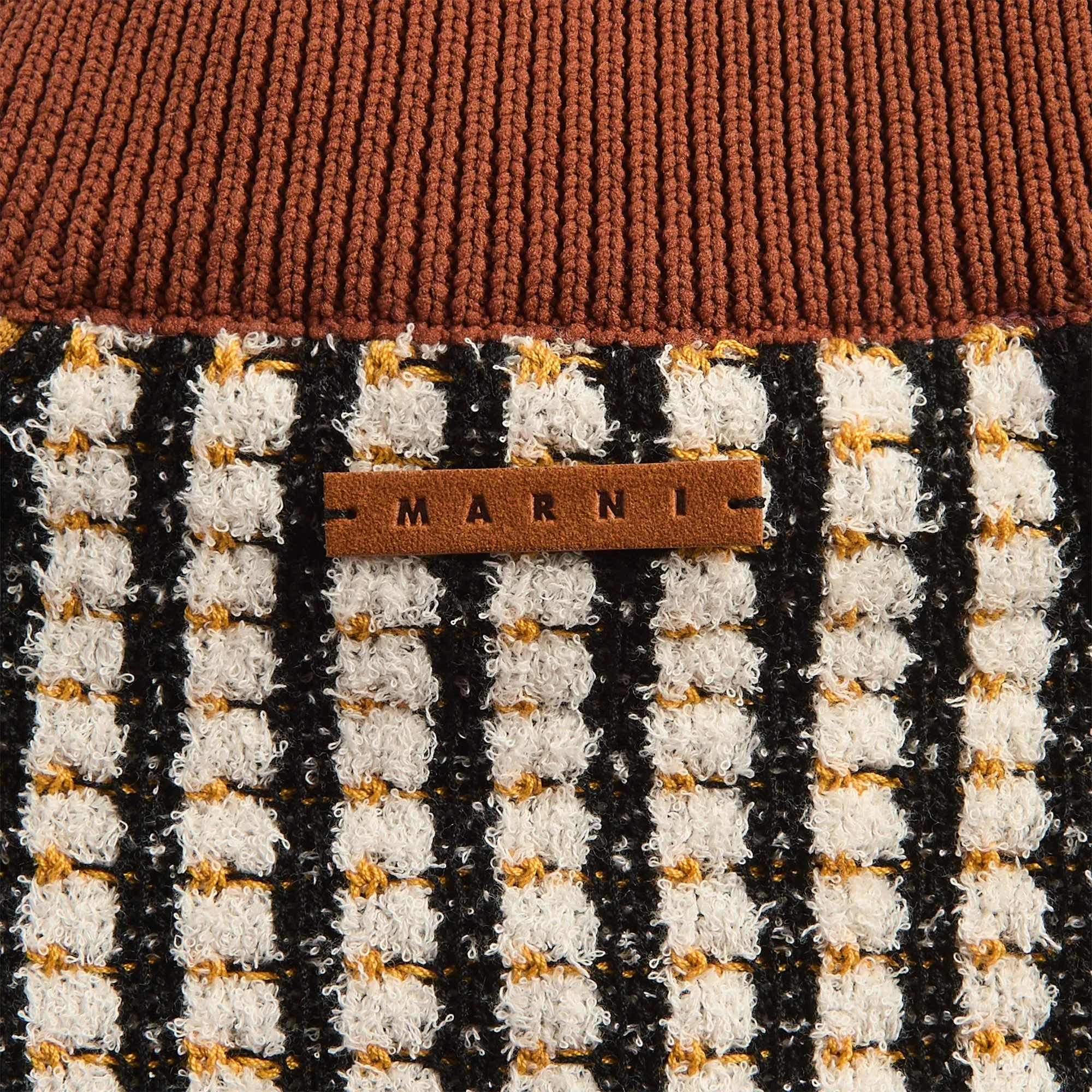 Marni Bouclé Zip-Up Sweater - Lily White sold by Kith product image thumbnail 3