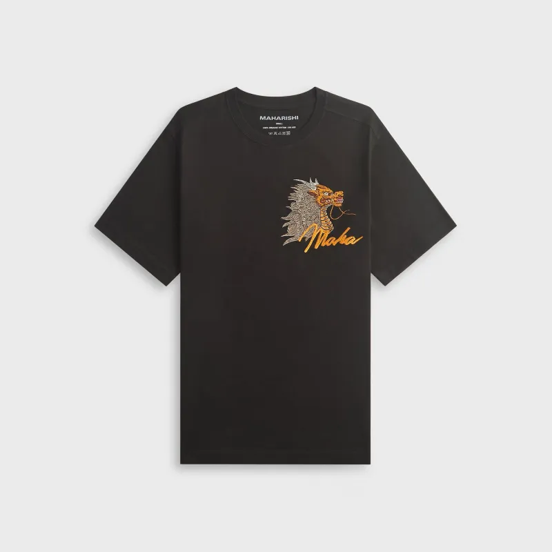 Maharishi 7237 Year of the Fire Horse Tee - Black made by Maharishi