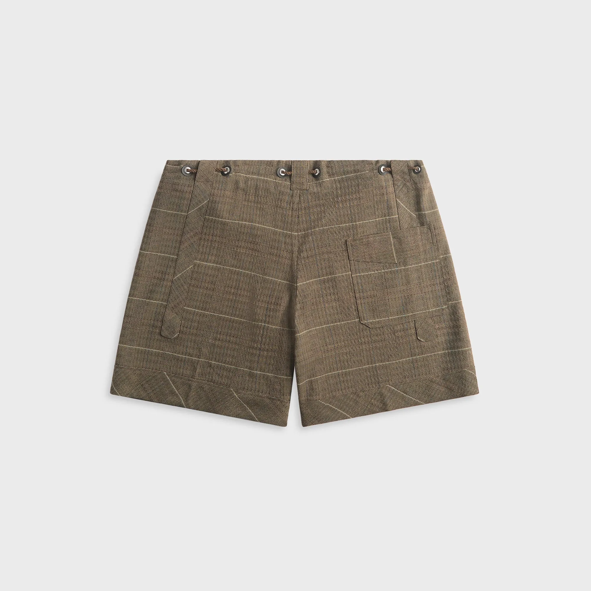 Kiko Kostadinov Mosaic Check Kyan Short - Taupe sold by Kith product image thumbnail 2